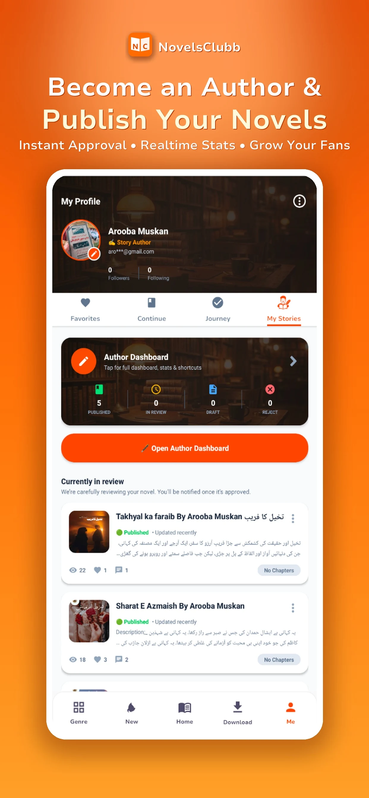 NovelsClubb: Novels in Urdu screenshot